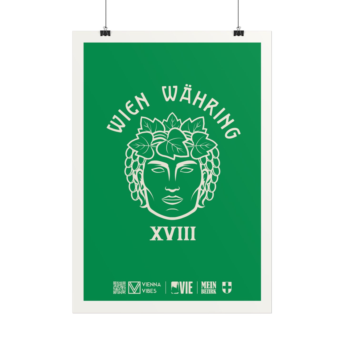 18 - Team Währing Maskottchen/Logo Art Print