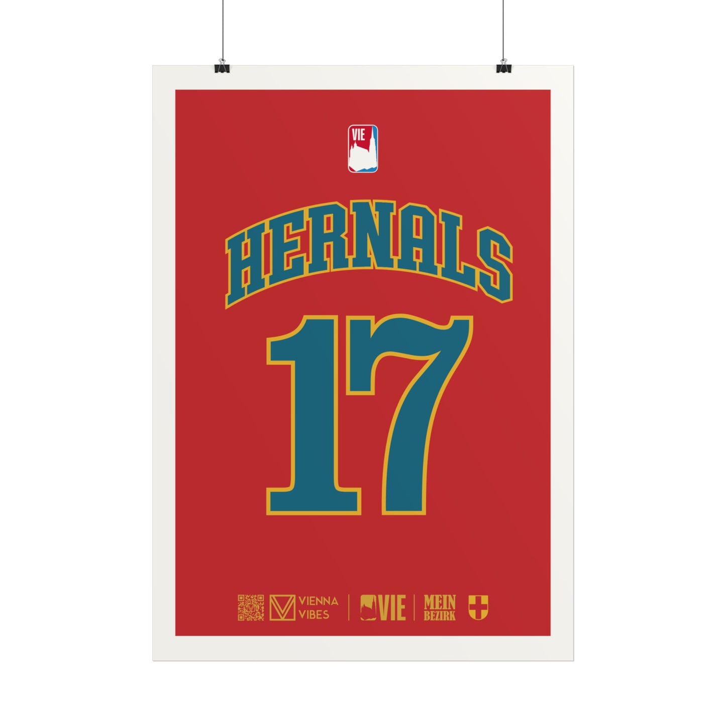 17 - Team Hernals - Trikot Art Print