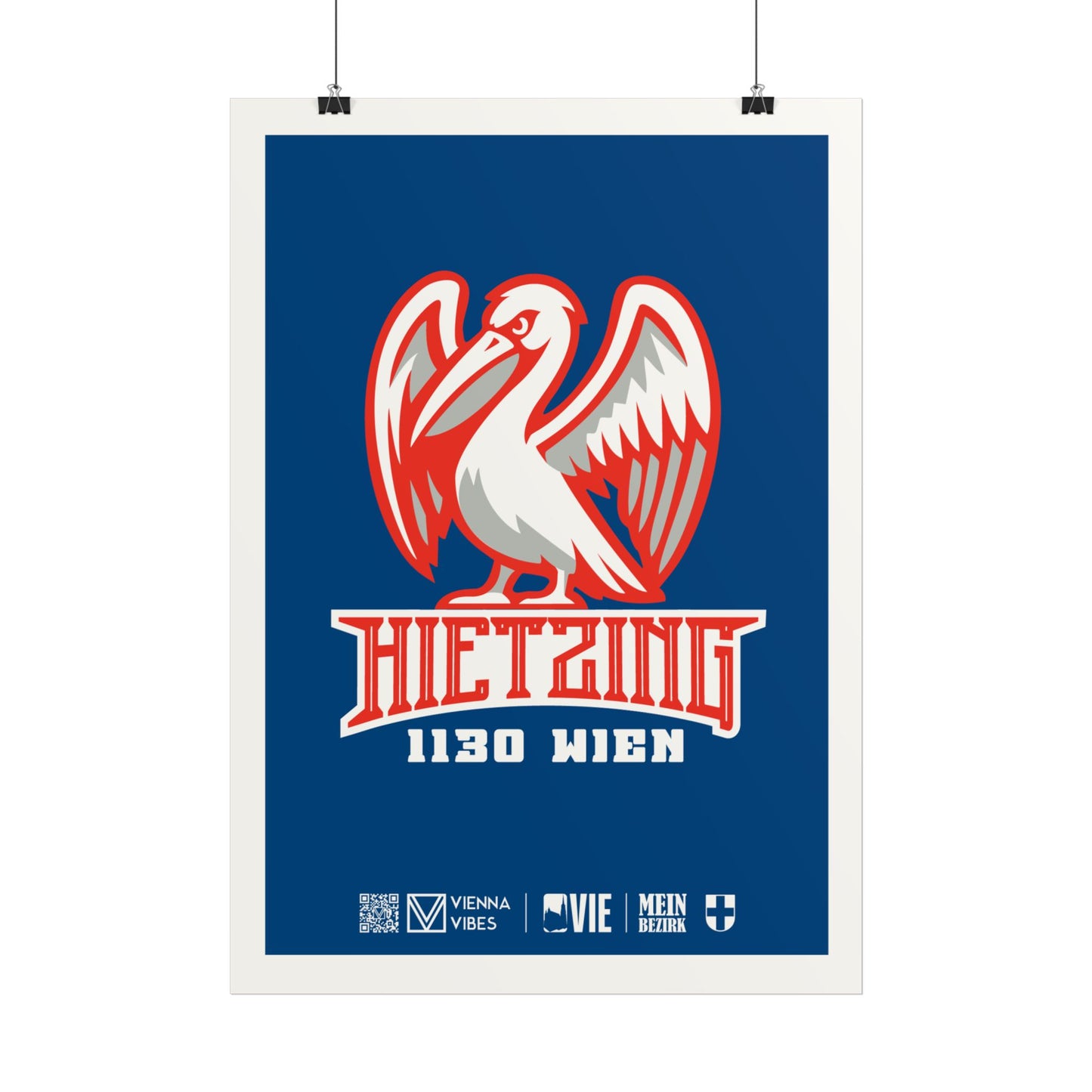 13 - Team Hietzing Maskottchen/Logo Art Print
