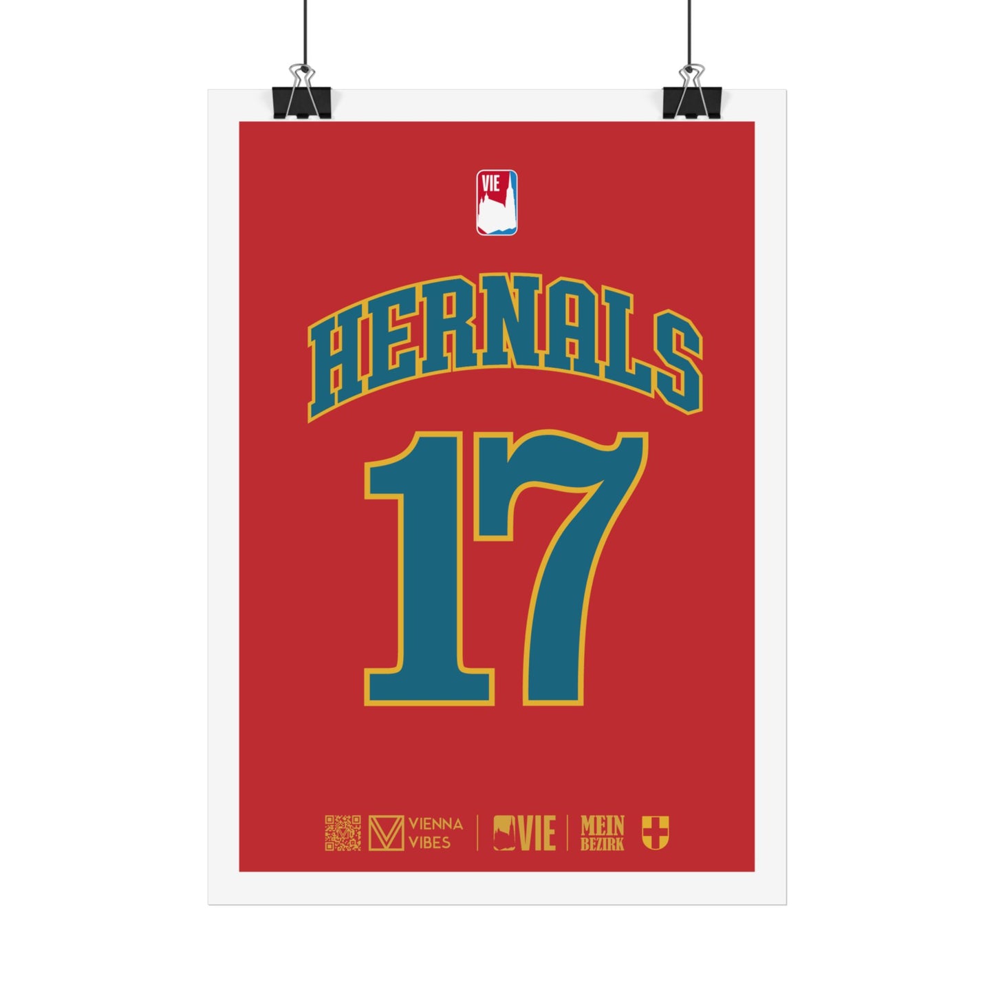 17 - Team Hernals - Trikot Art Print