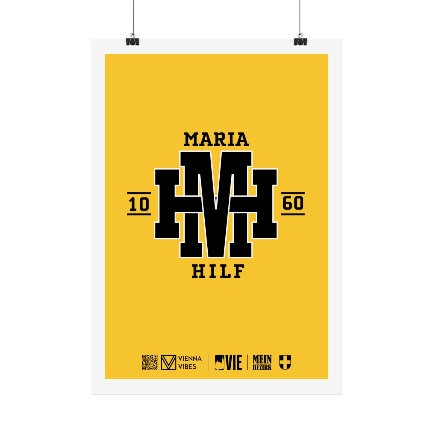 06 - Team Mariahilf Monogramm Art Print