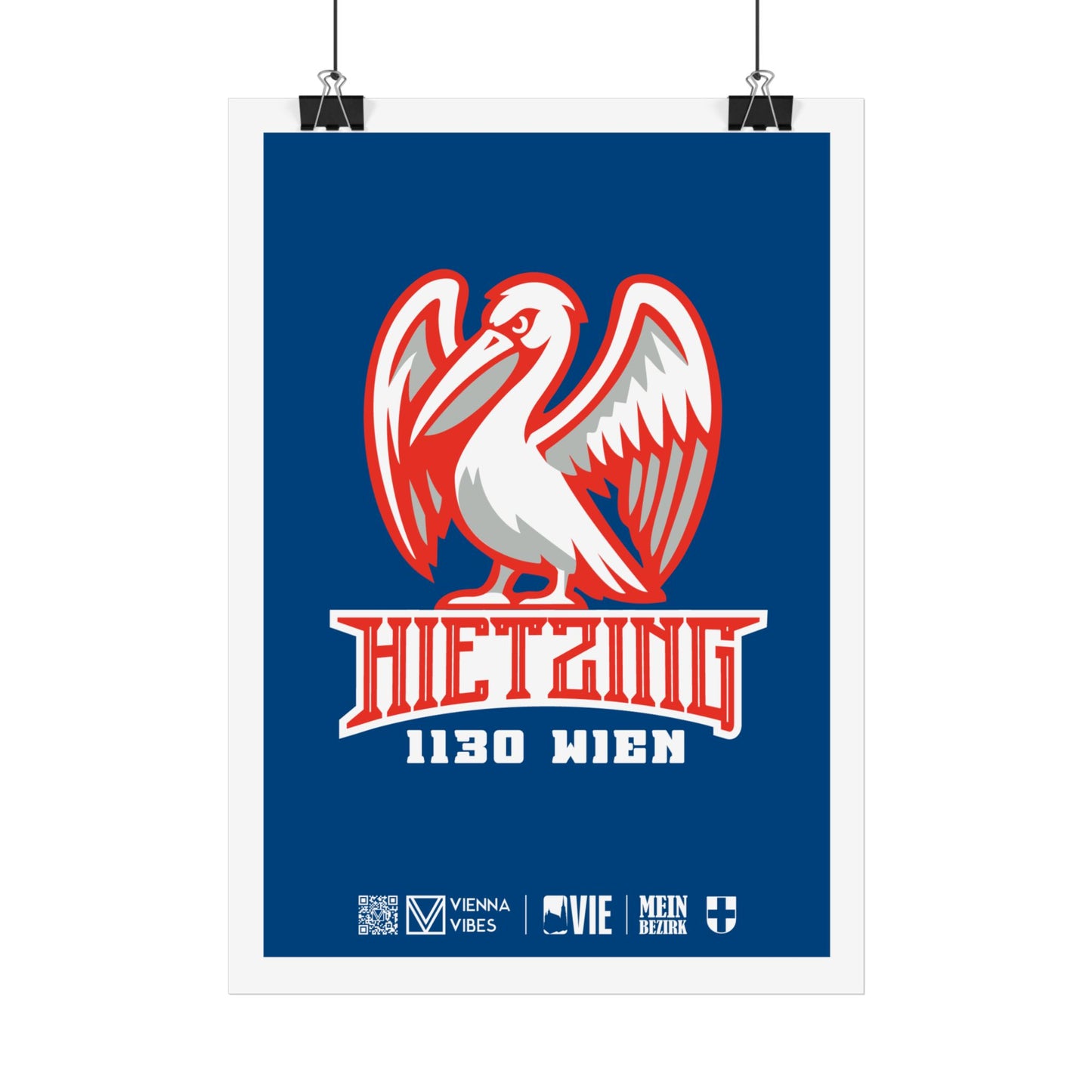 13 - Team Hietzing Maskottchen/Logo Art Print