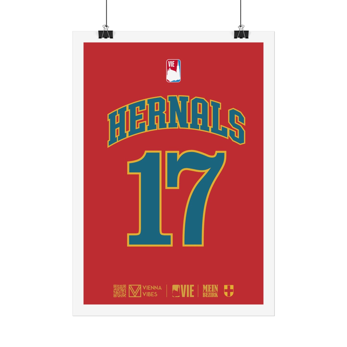17 - Team Hernals - Trikot Art Print