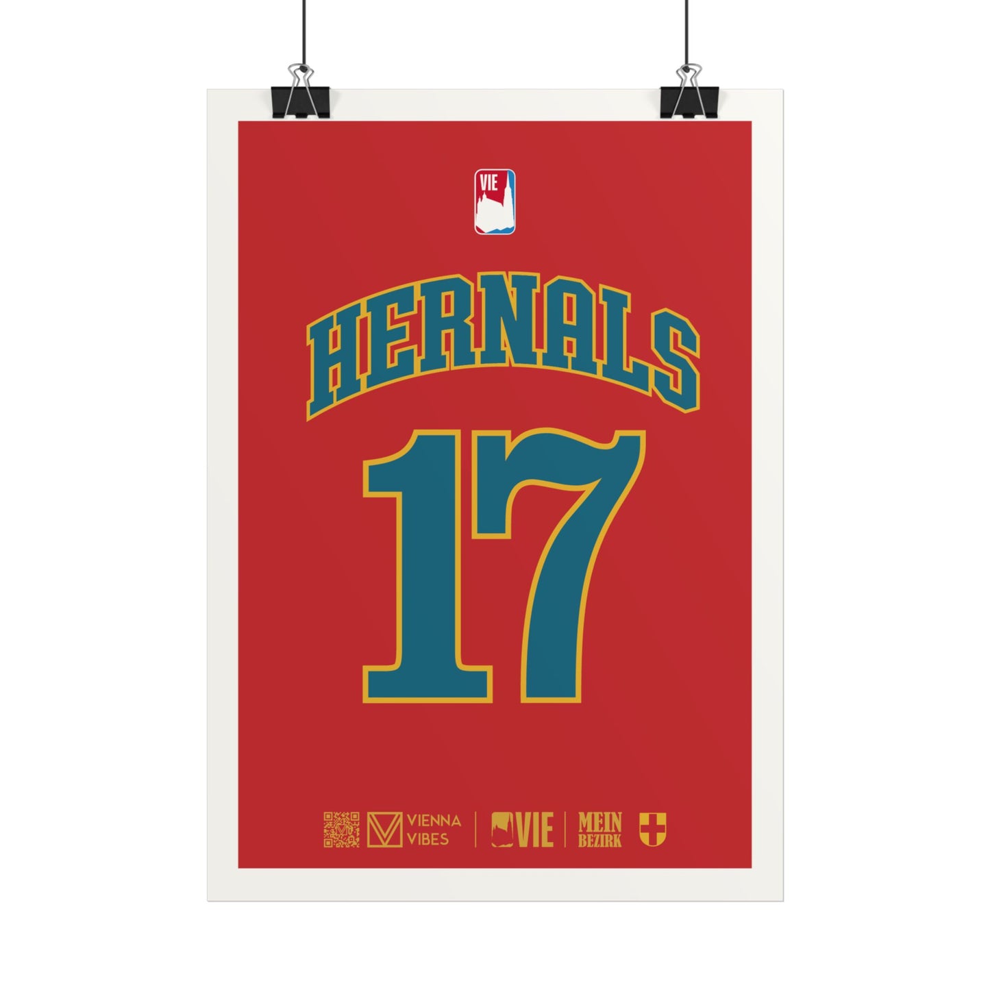 17 - Team Hernals - Trikot Art Print