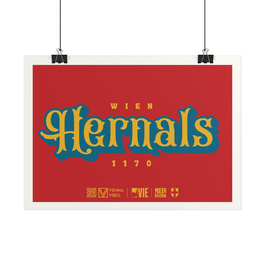 17 - Team Hernals Schriftzug Art Print