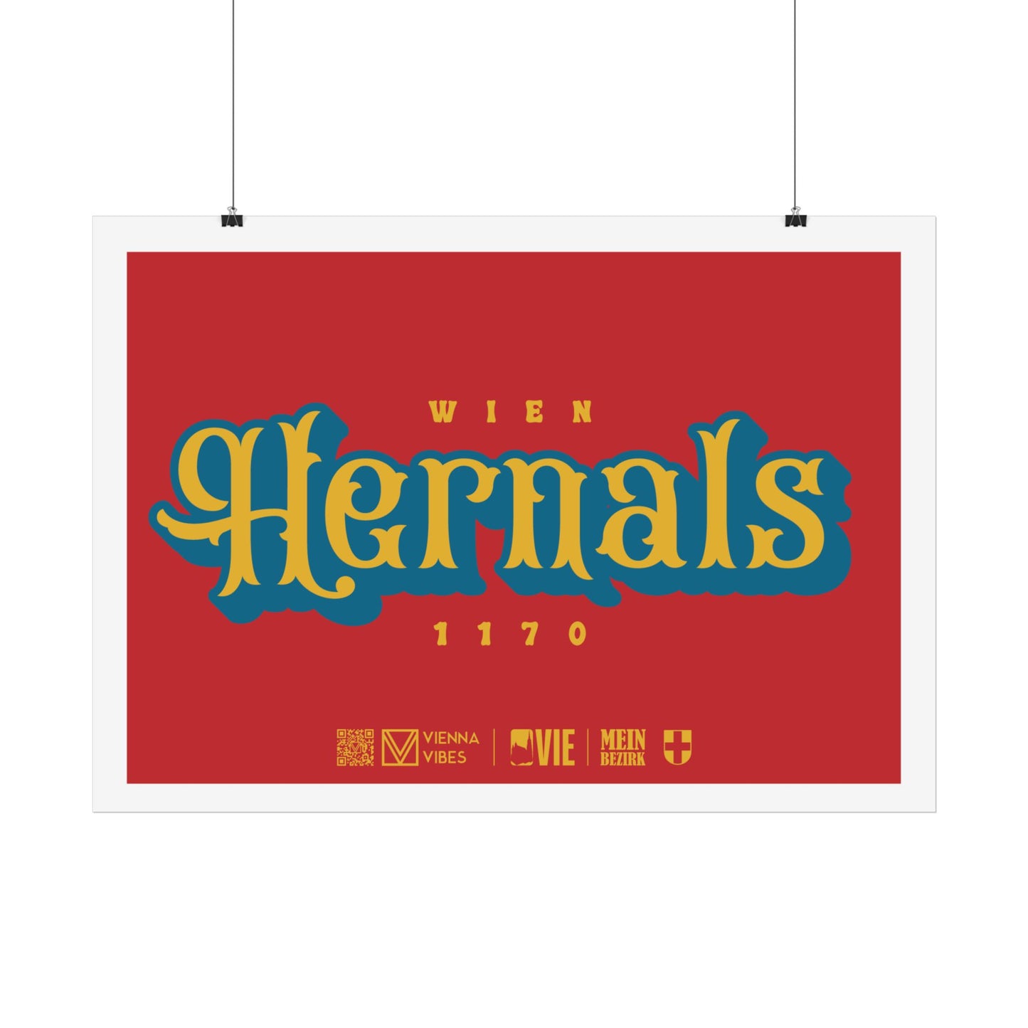 17 - Team Hernals Schriftzug Art Print