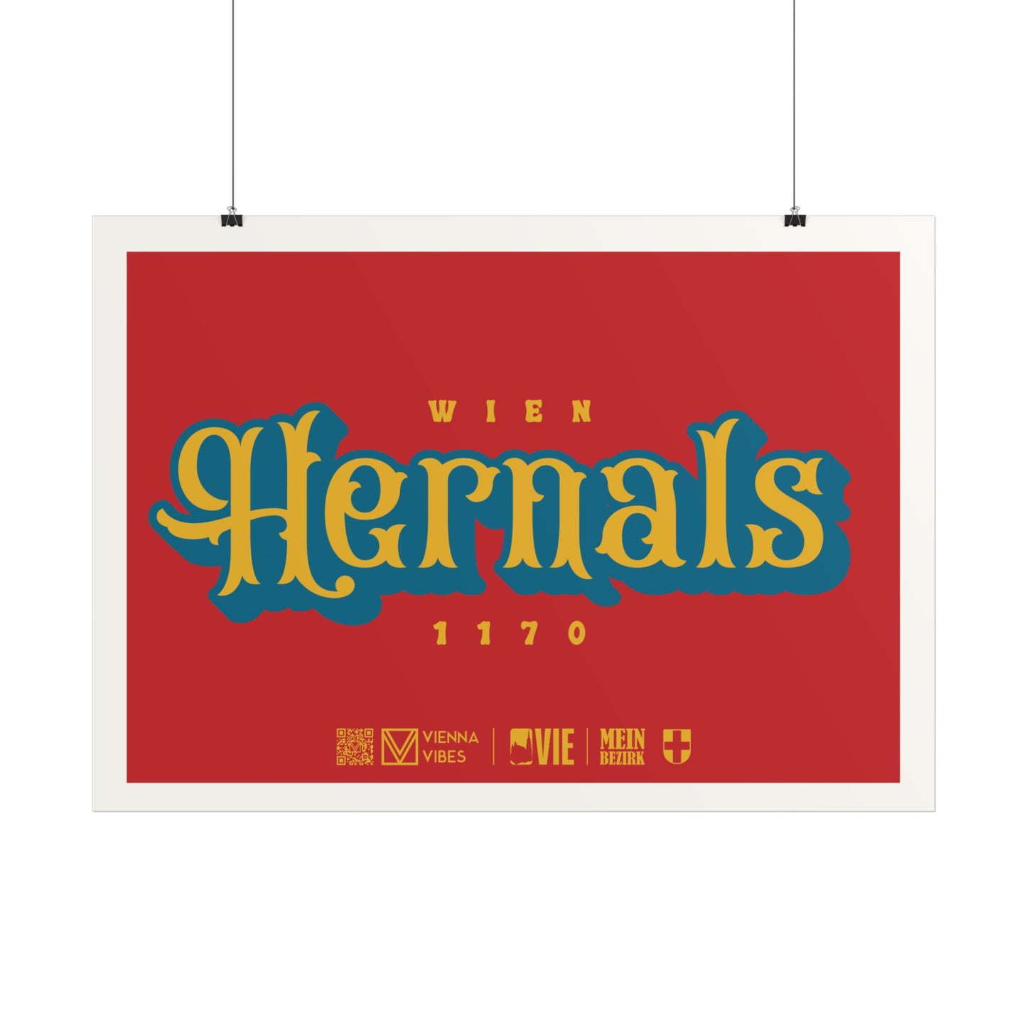 17 - Team Hernals Schriftzug Art Print