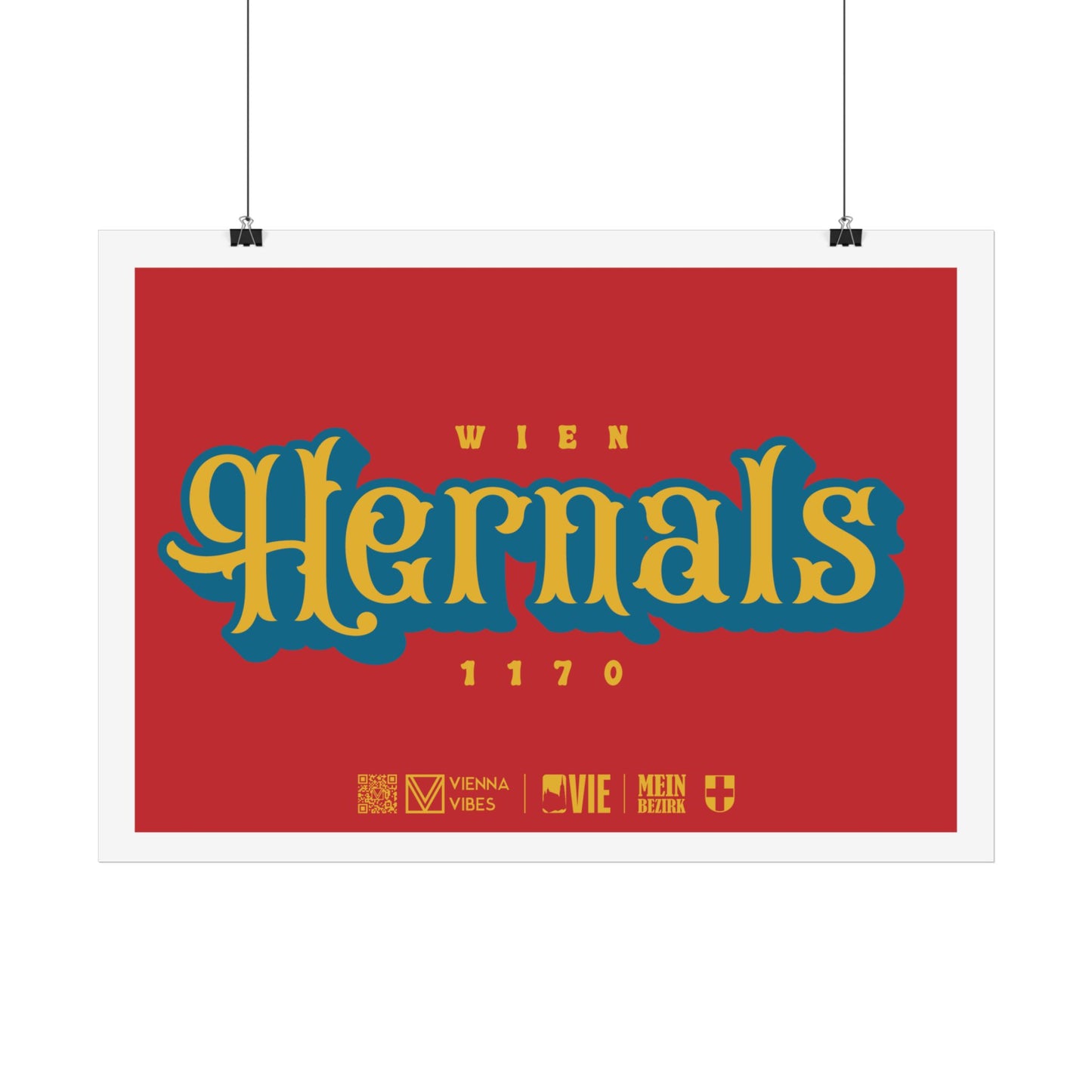 17 - Team Hernals Schriftzug Art Print