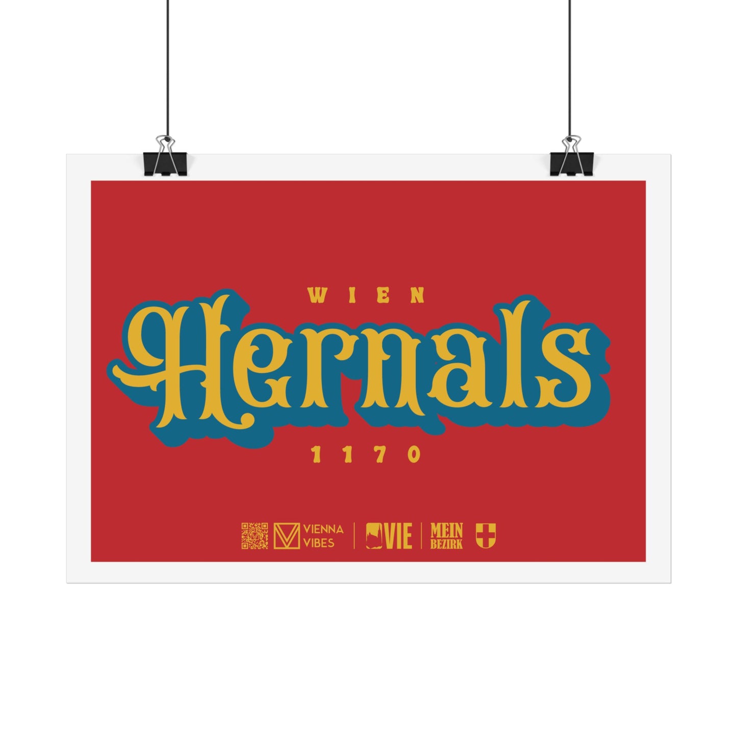 17 - Team Hernals Schriftzug Art Print