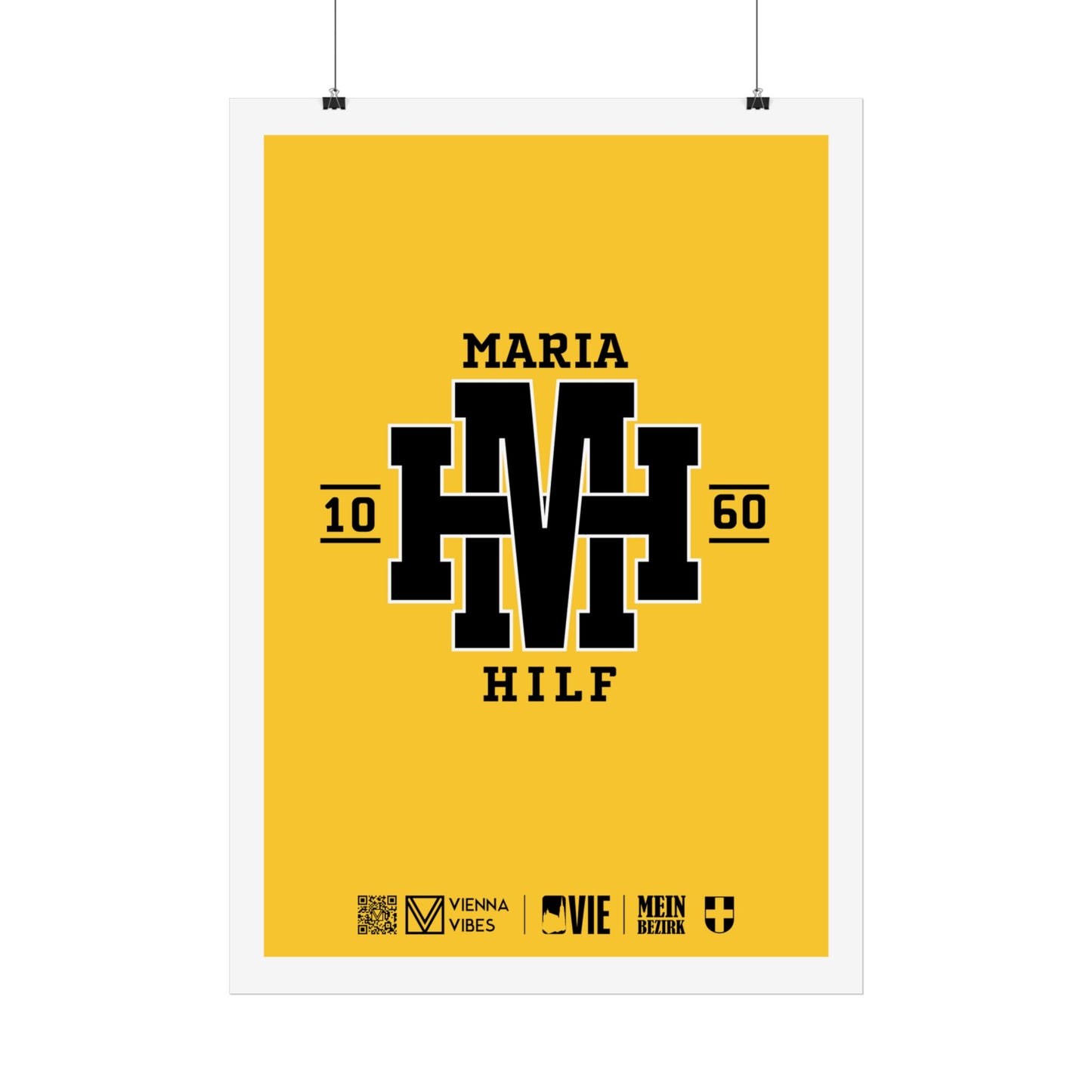 06 - Team Mariahilf Monogramm Art Print