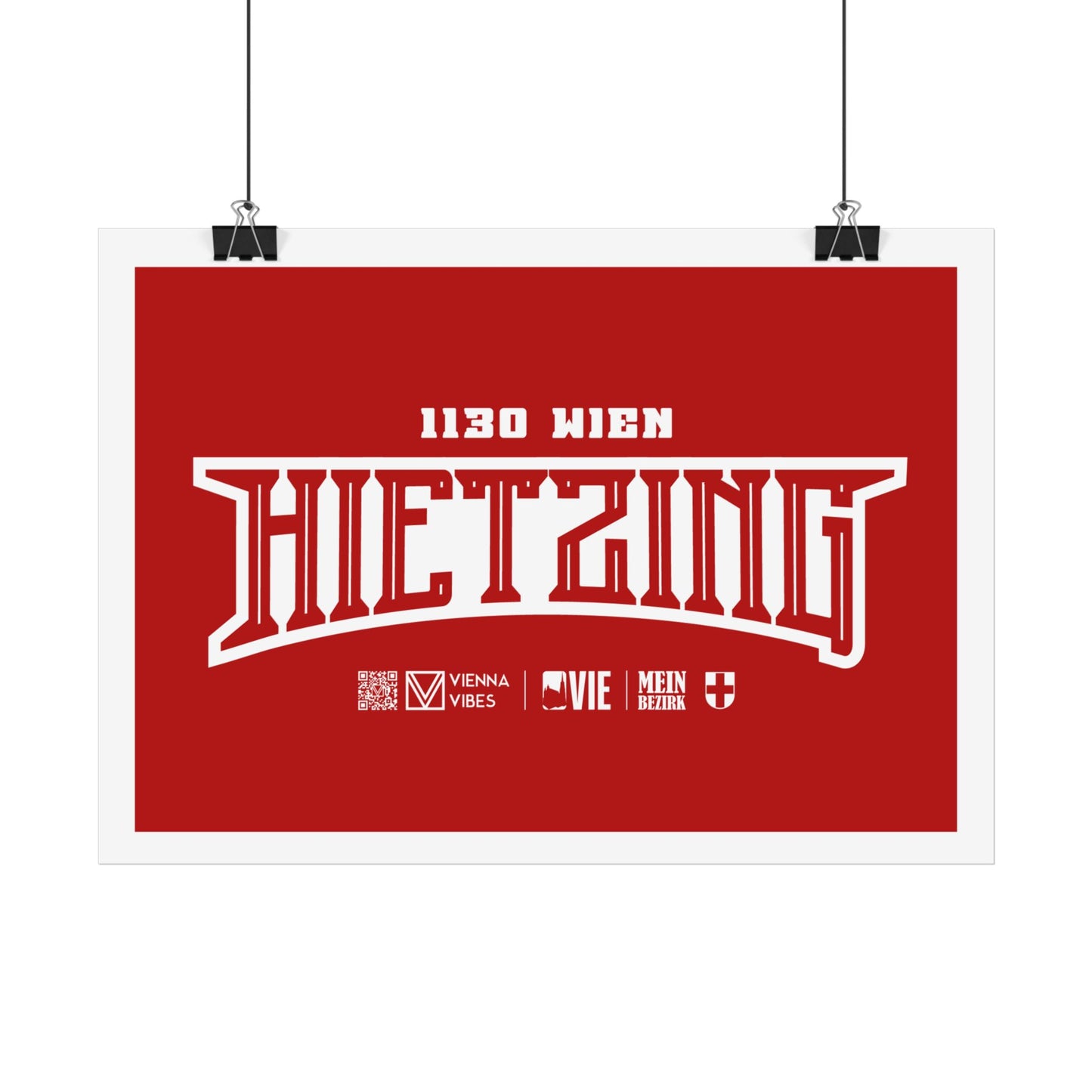13 - Team Hietzing Schriftzug Art Print