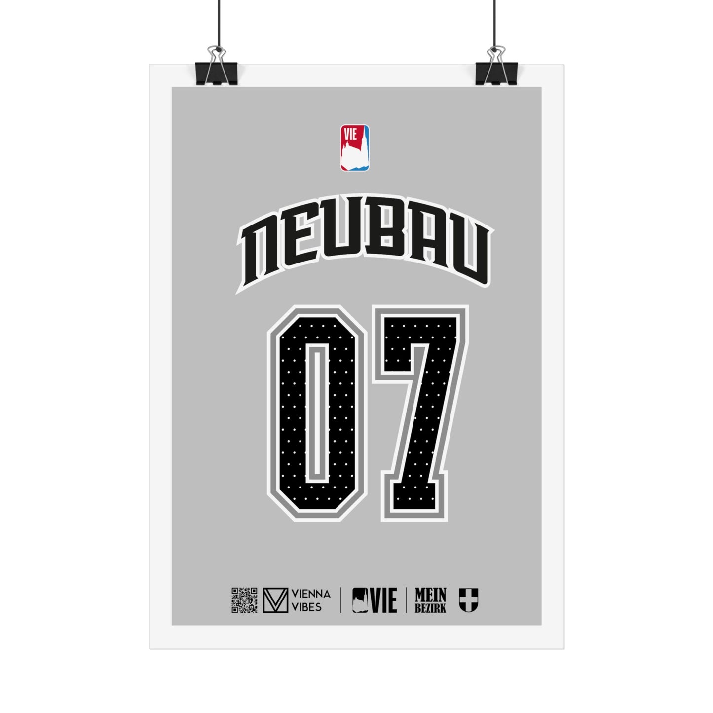 07 - Team Neubau - Trikot Art Print