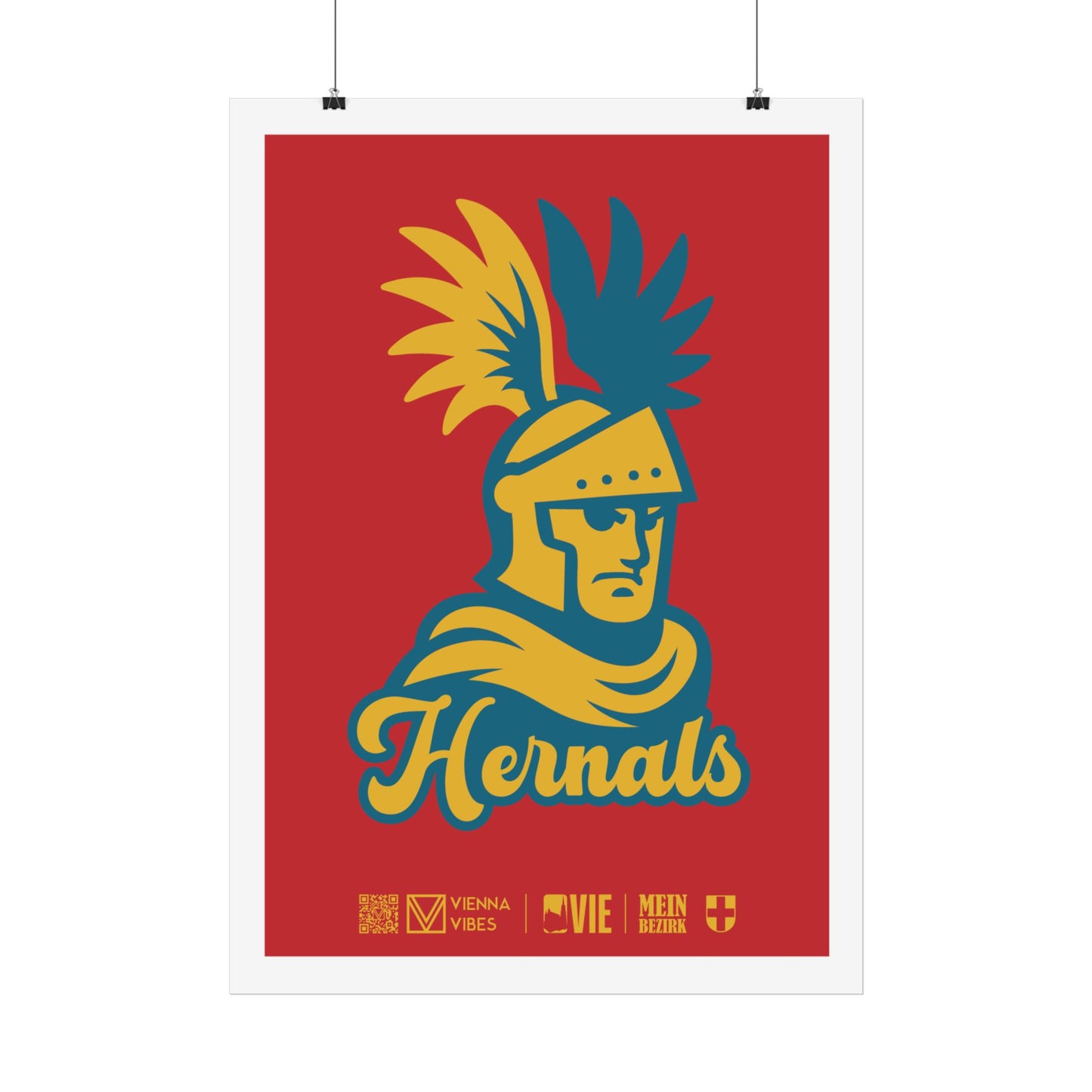 17 - Team Hernals Maskottchen/Logo Art Print