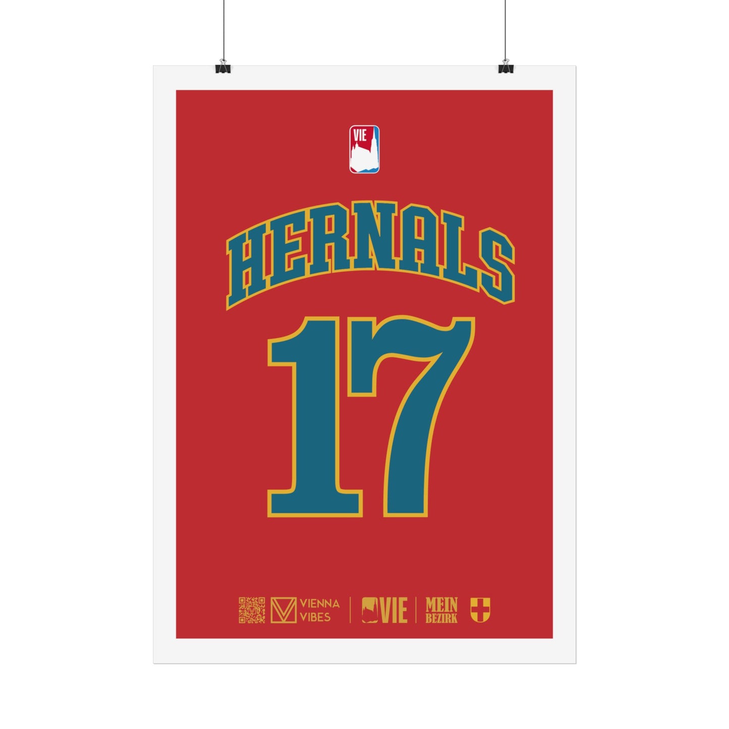 17 - Team Hernals - Trikot Art Print
