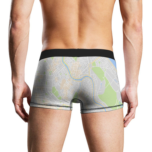 Wiener Stadtplan bei Tag Boxershort