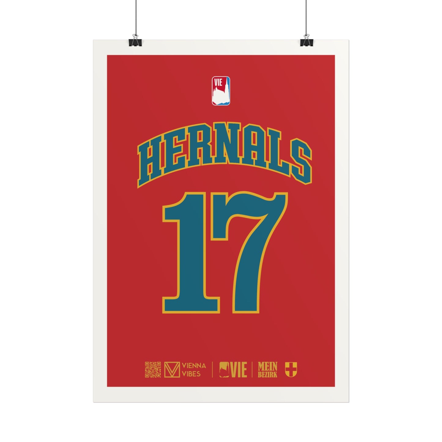 17 - Team Hernals - Trikot Art Print