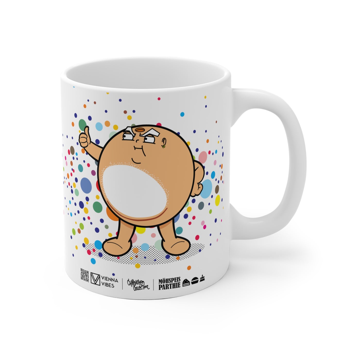 Faschingskrapfen Kaffeehäferl