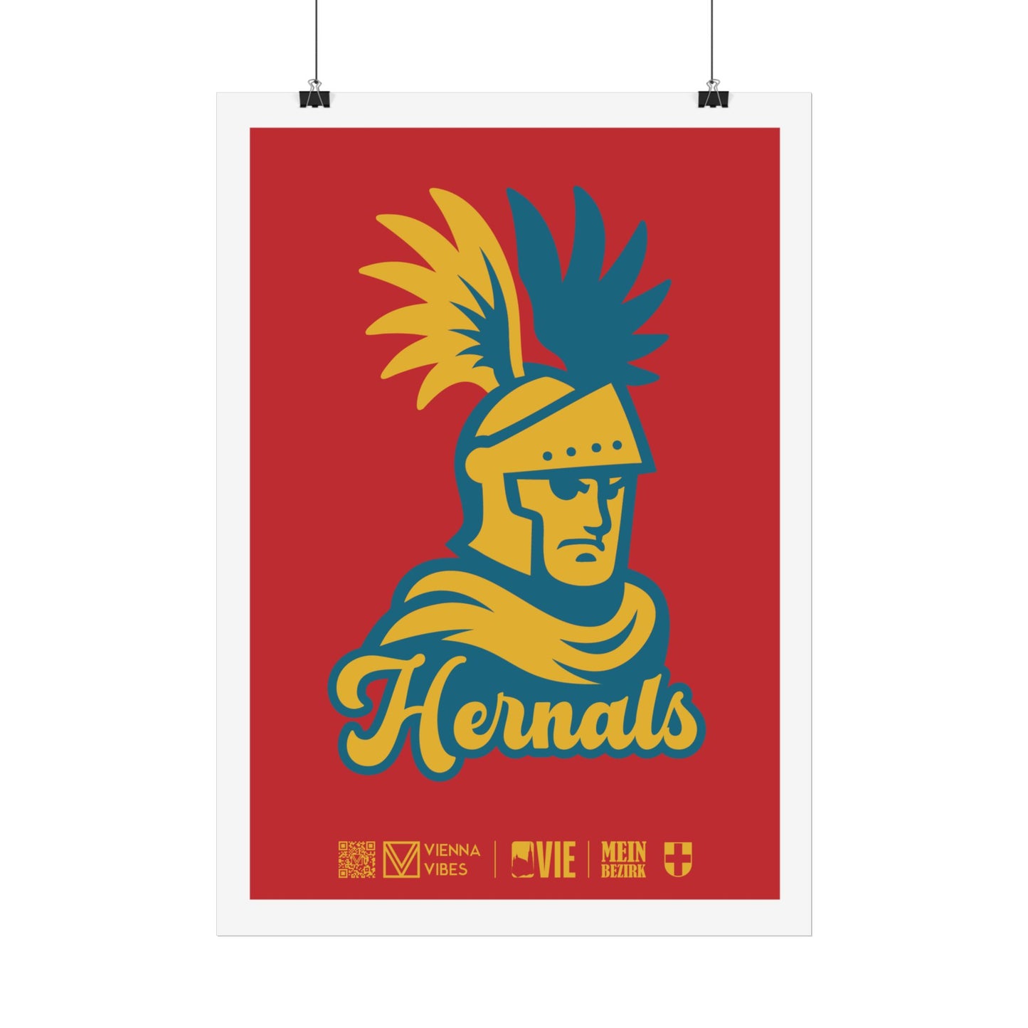 17 - Team Hernals Maskottchen/Logo Art Print