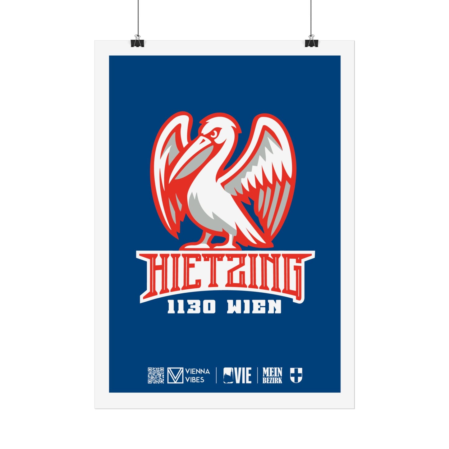 13 - Team Hietzing Maskottchen/Logo Art Print