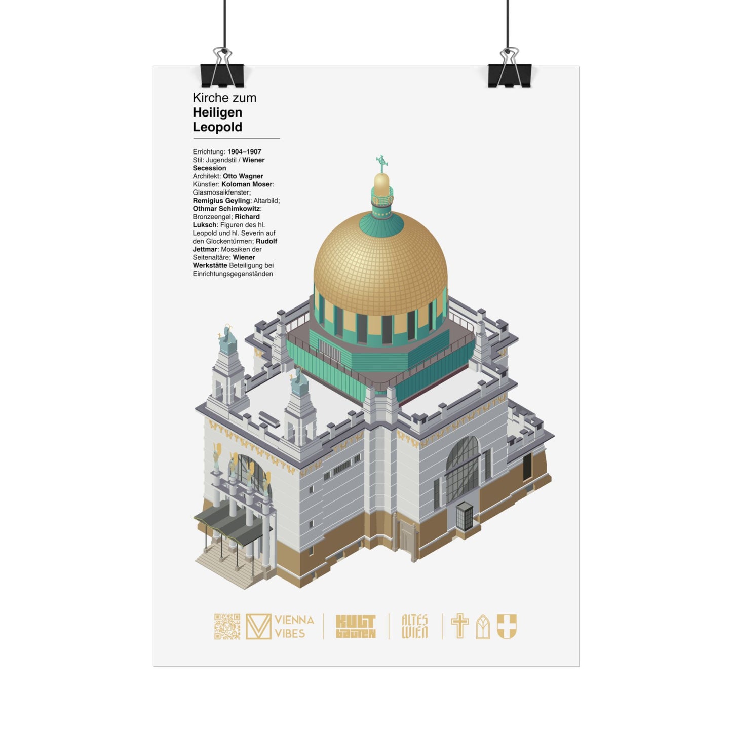 Kirche am Steinhof (Otto-Wagner-Kirche) - Art Print