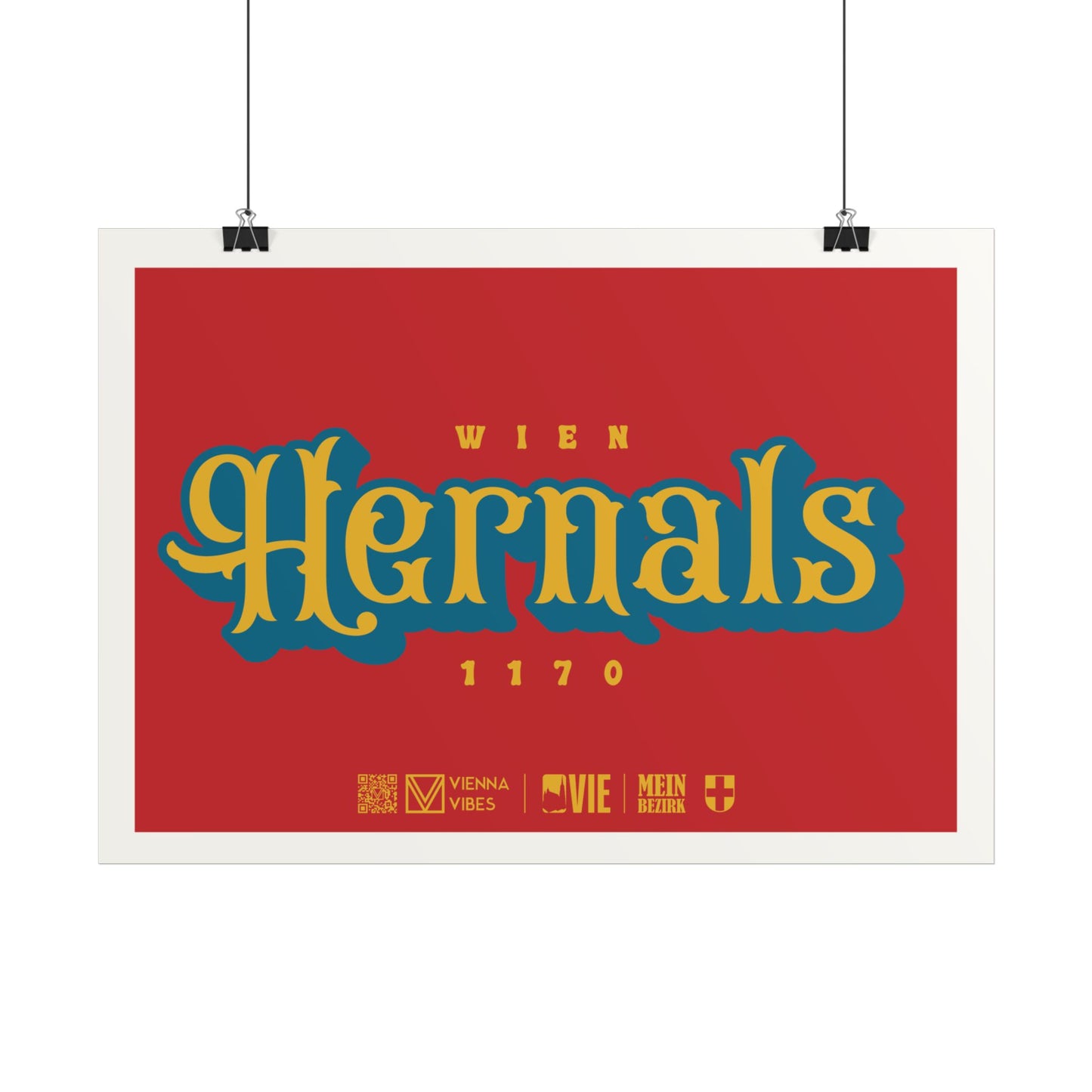 17 - Team Hernals Schriftzug Art Print