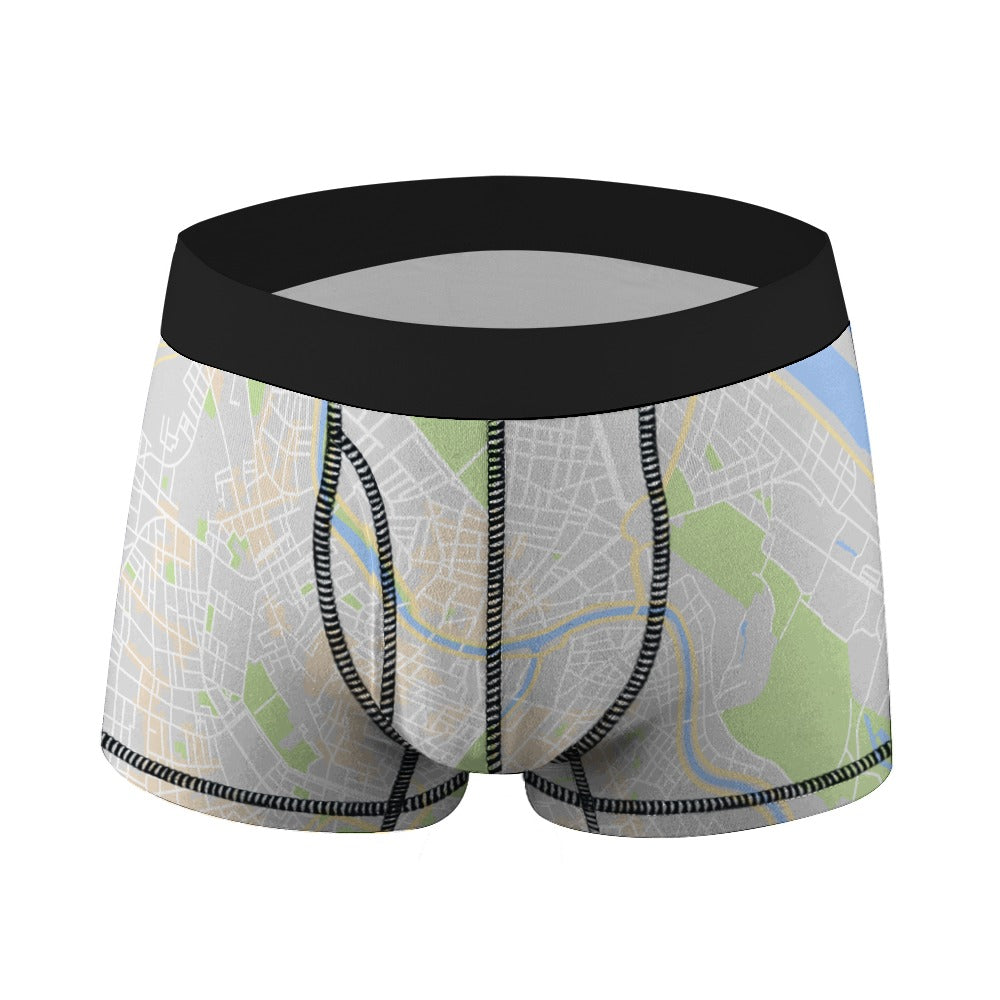 Wiener Stadtplan bei Tag Boxershort