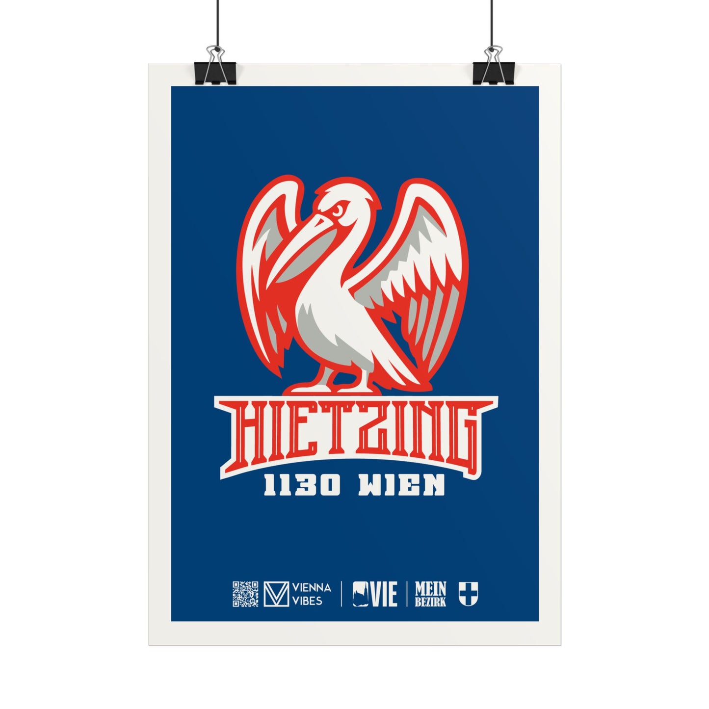 13 - Team Hietzing Maskottchen/Logo Art Print