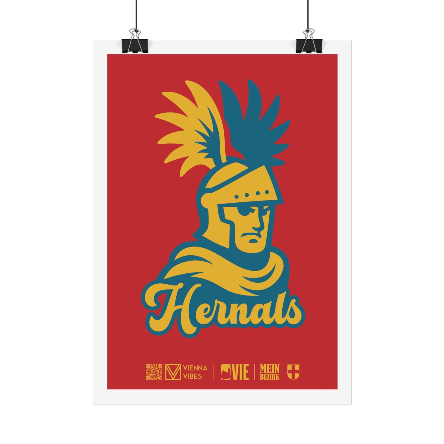 17 - Team Hernals Maskottchen/Logo Art Print