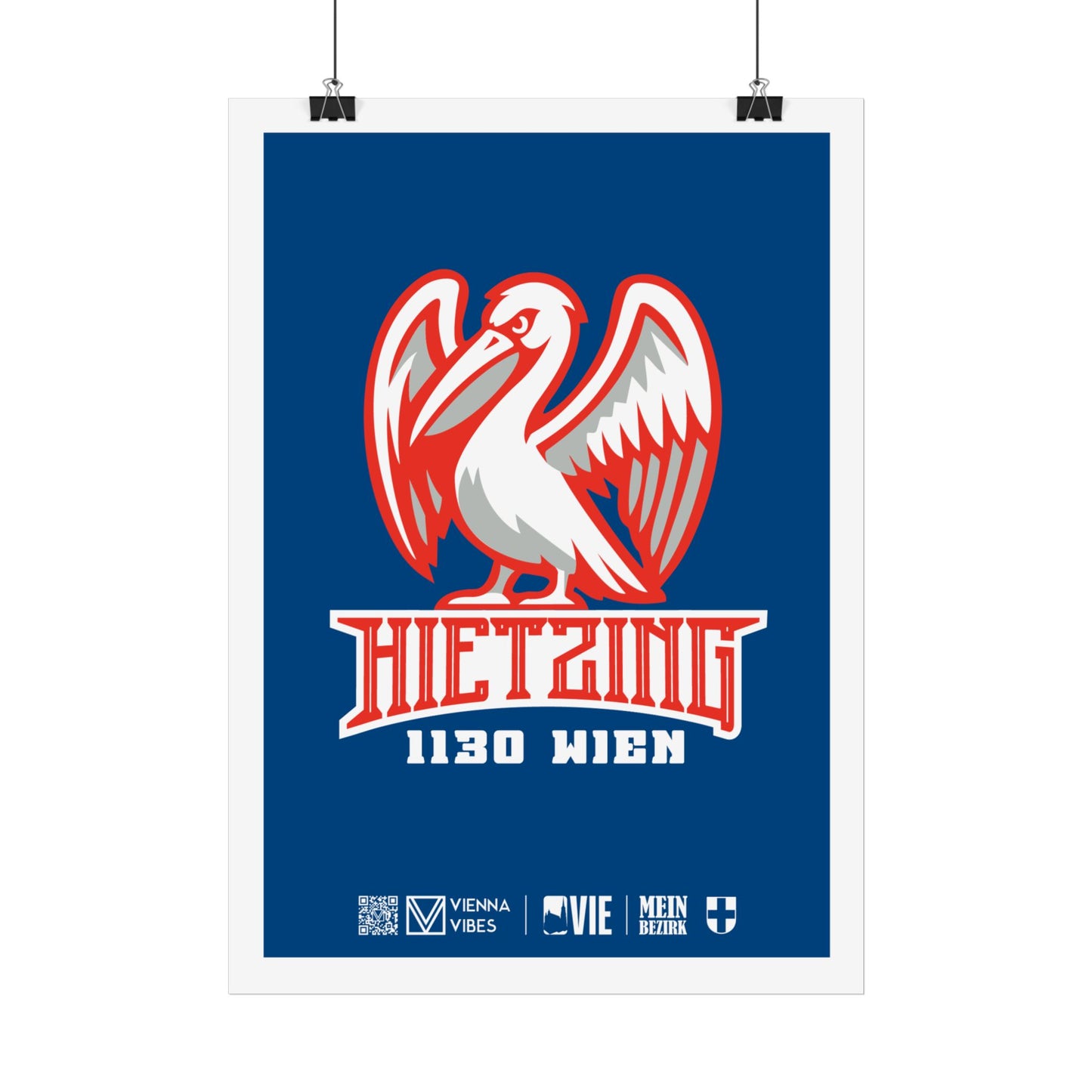 13 - Team Hietzing Maskottchen/Logo Art Print