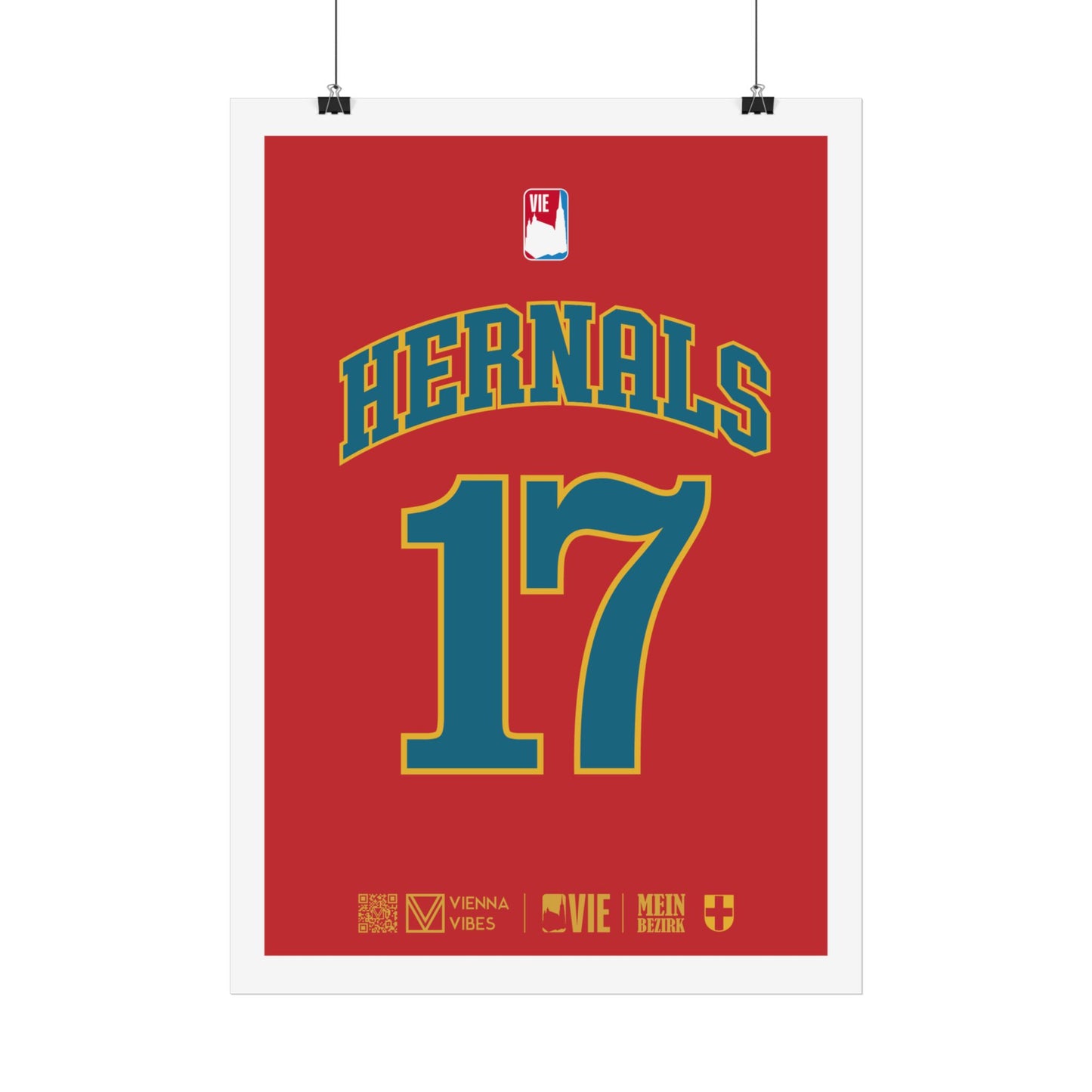 17 - Team Hernals - Trikot Art Print