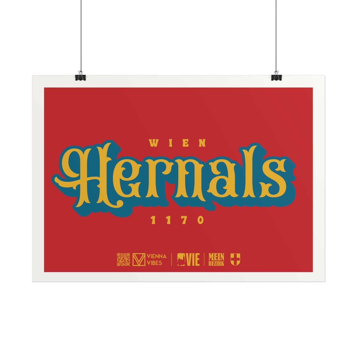 17 - Team Hernals Schriftzug Art Print