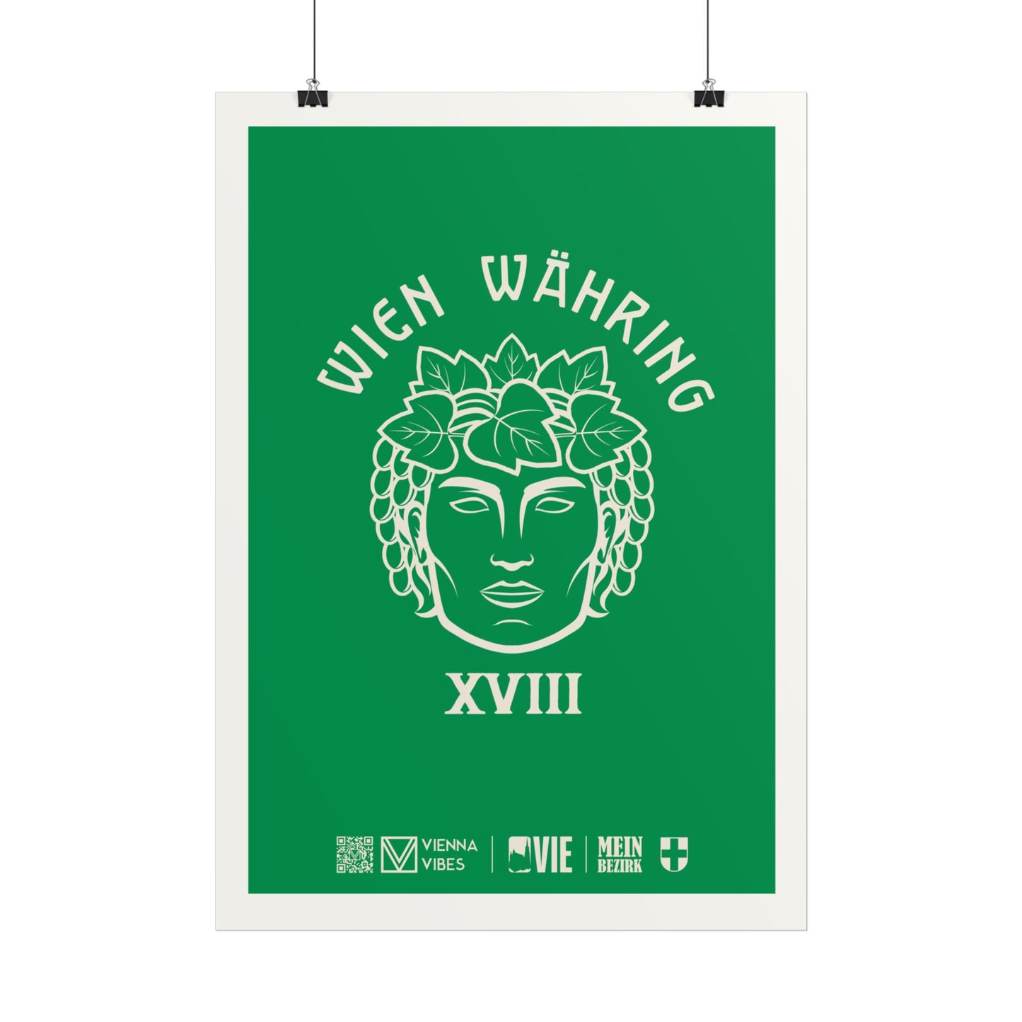 18 - Team Währing Maskottchen/Logo Art Print