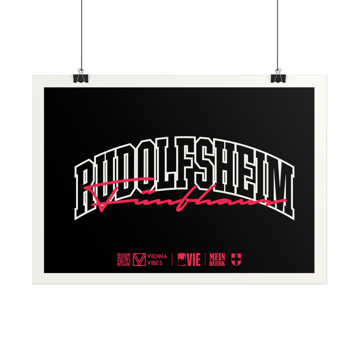 15 - Team Rudolfsheim-Fünfhaus Schriftzug Art Print