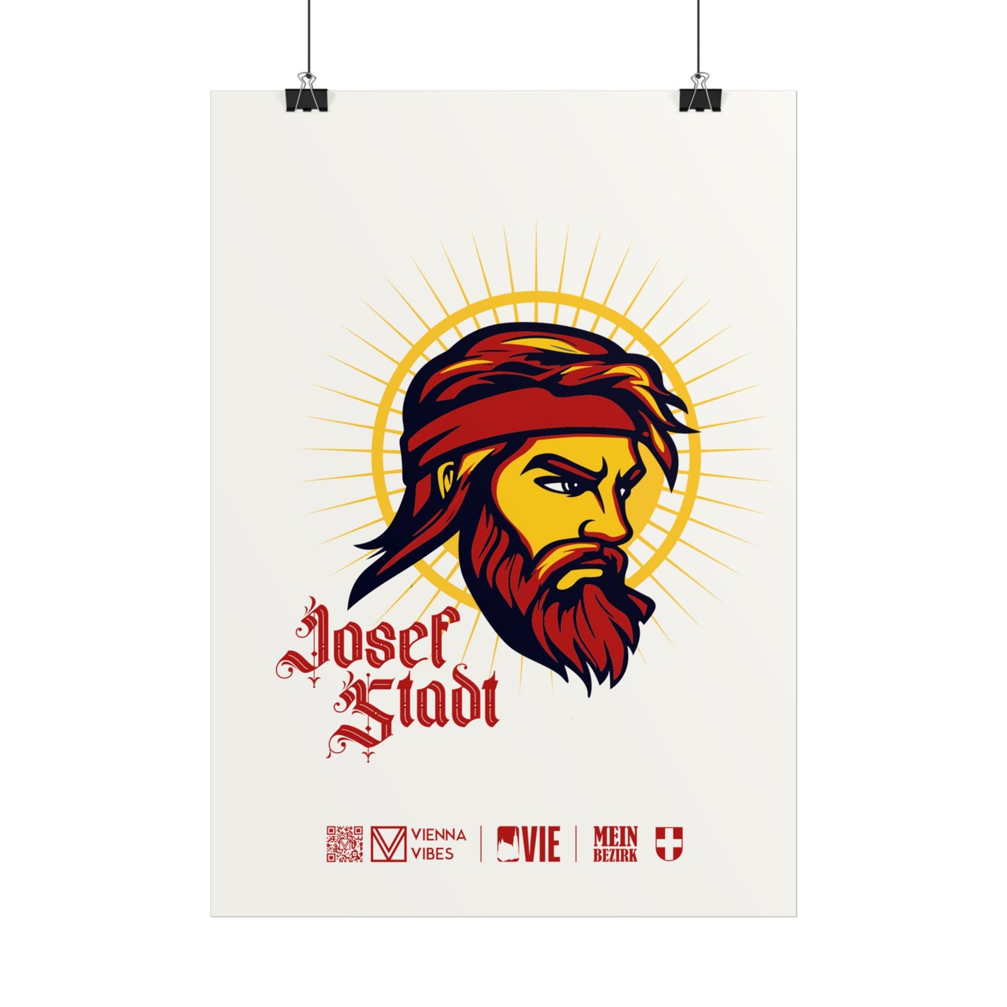 08 - Team Josefstadt Maskottchen/Logo Art Print