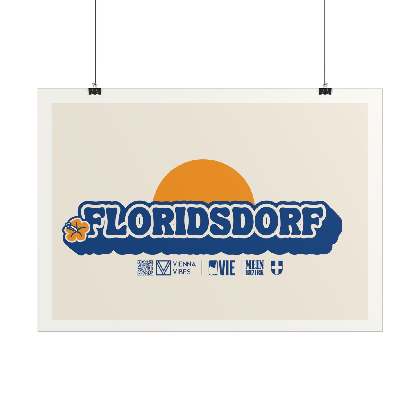 21 - Team Floridsdorf Schriftzug Art Print