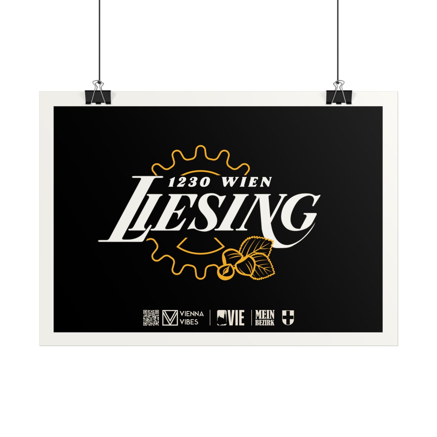 23 - Team Liesing Schriftzug Art Print