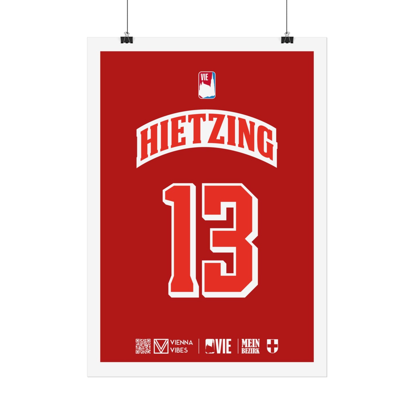 13 - Team Hietzing - Trikot Art Print