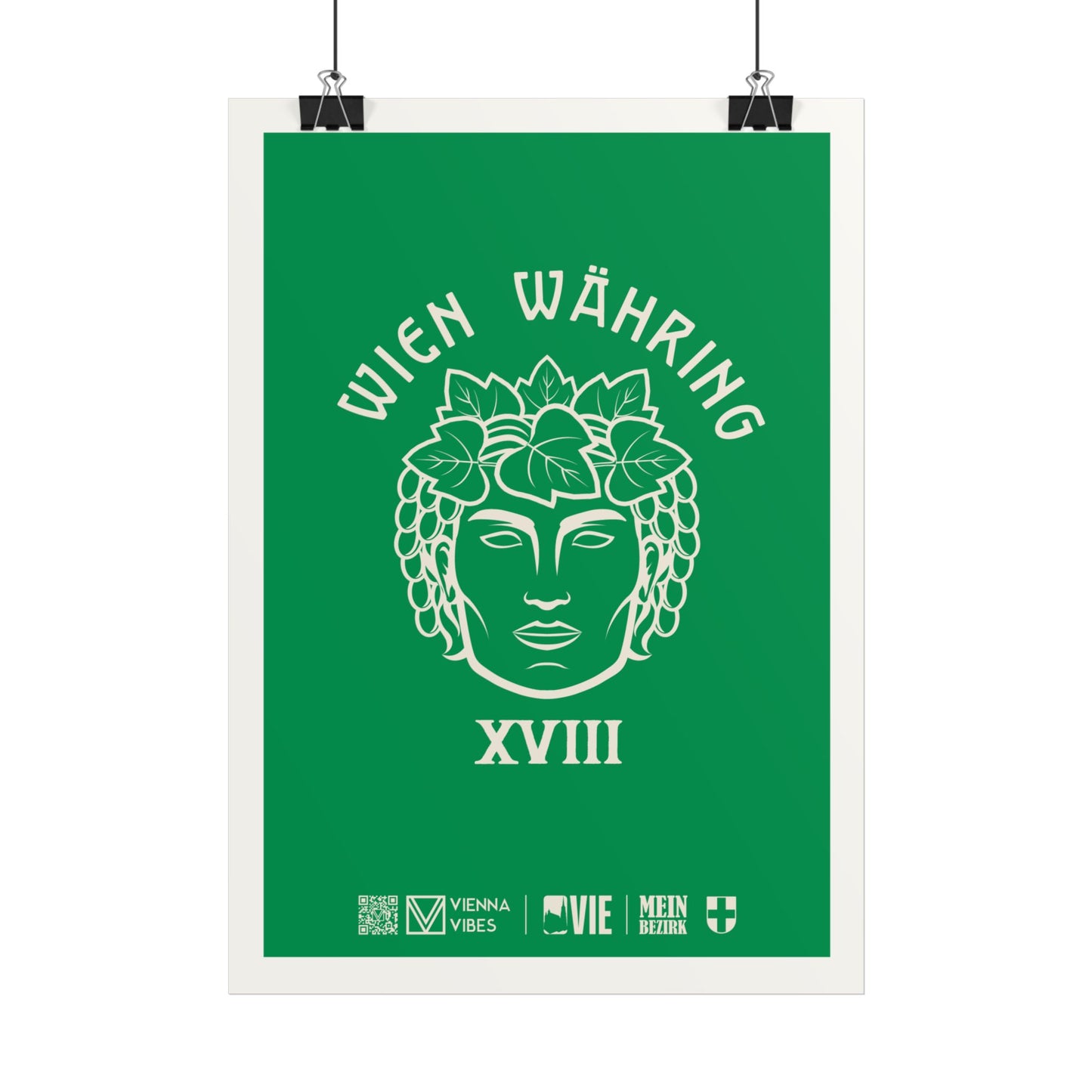 18 - Team Währing Maskottchen/Logo Art Print