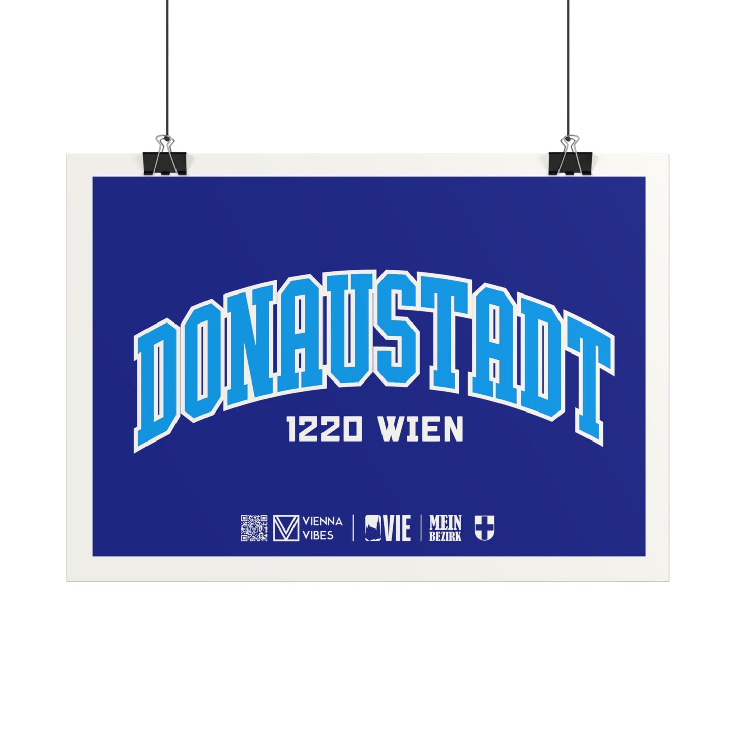 22 - Team Donaustadt Schriftzug Art Print