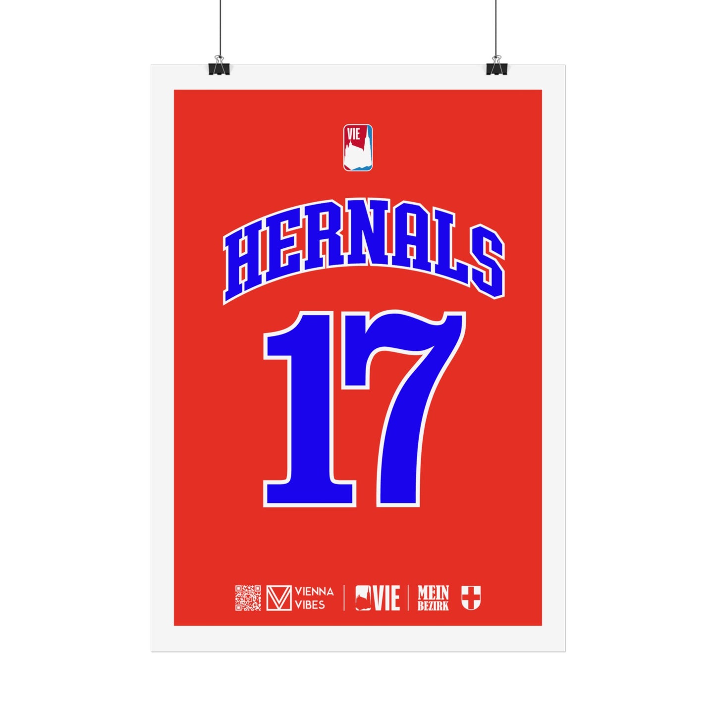 17 - Team Hernals - Trikot Art Print