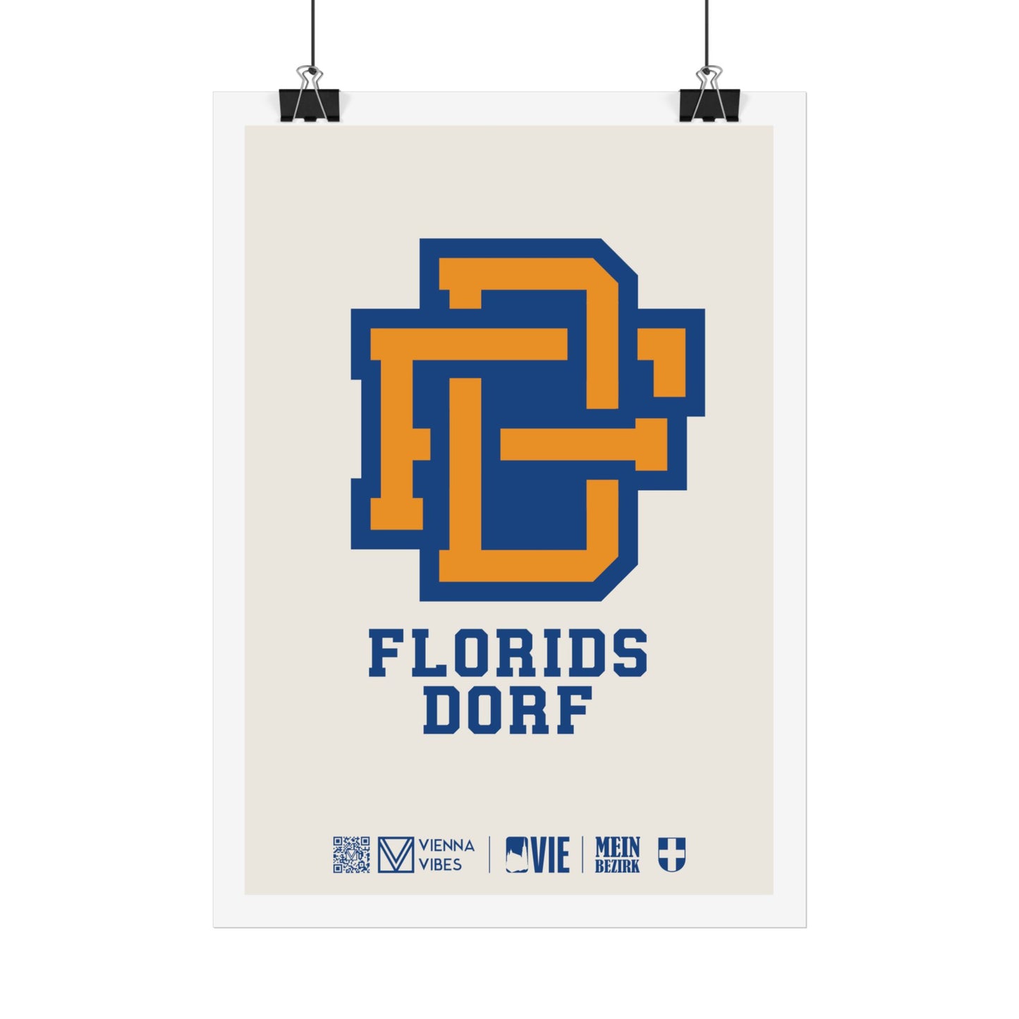 21 - Team Floridsdorf Monogramm Art Print