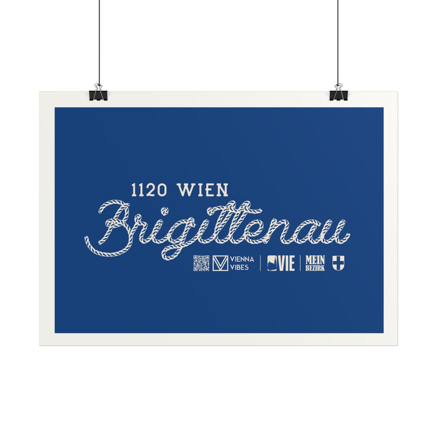 20 - Team Brigittenau Schriftzug Art Print