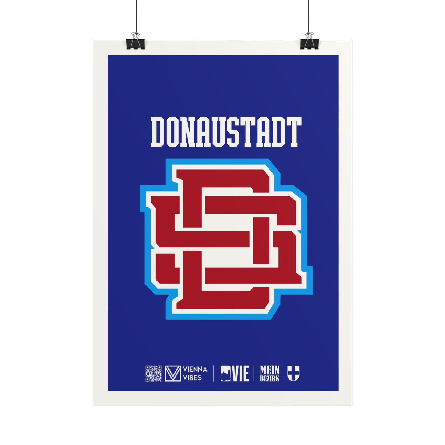 22 - Team Donaustadt Monogramm Art Print