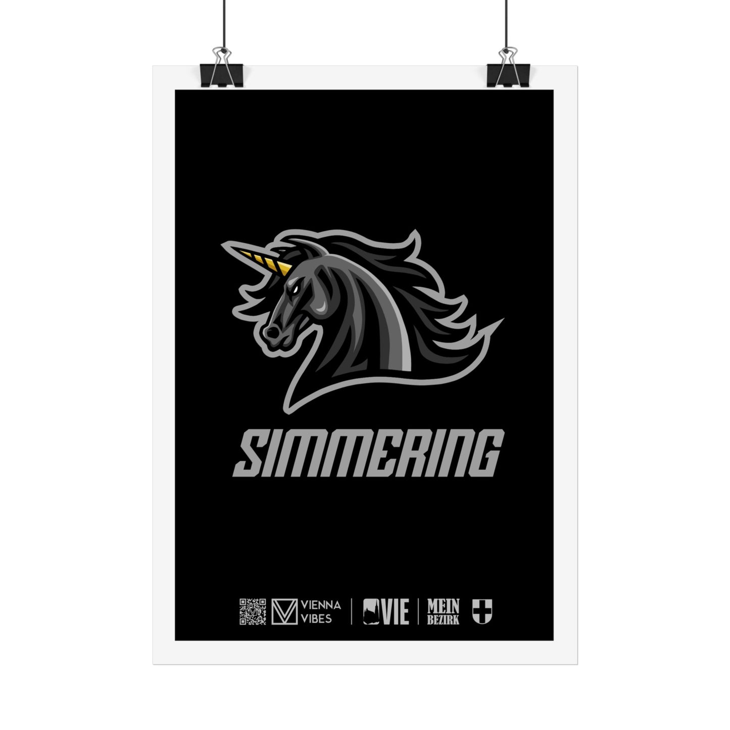 11 - Team Simmering Maskottchen/Logo Art Print