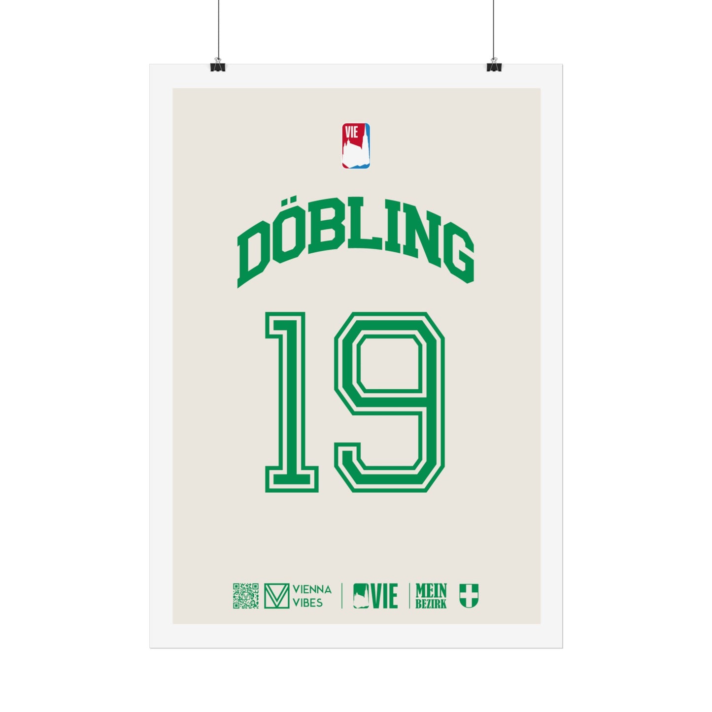 19 - Team Döbling - Trikot Art Print