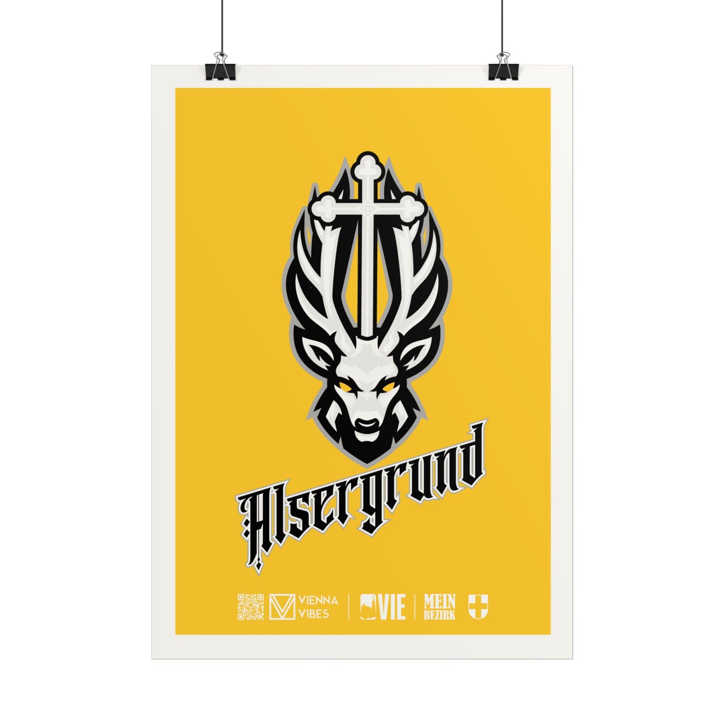 09 - Team Alsergrund Maskottchen/Logo Art Print