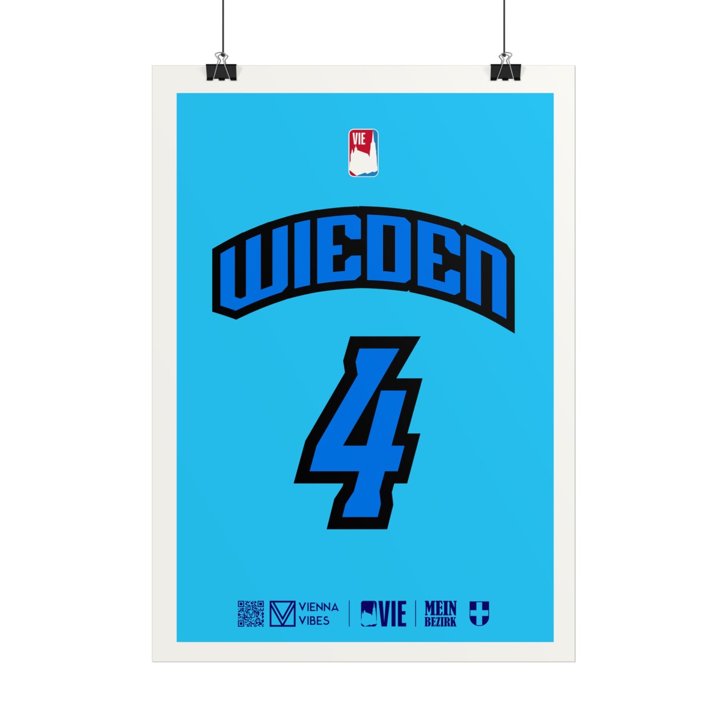 04 - Team Wieden - Trikot Art Print