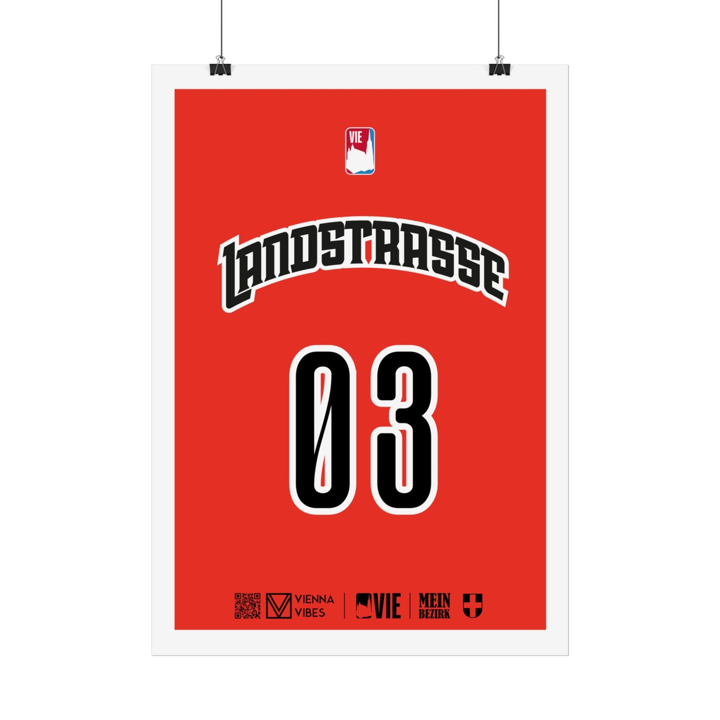 03 - Team Landstraße - Trikot Art Print