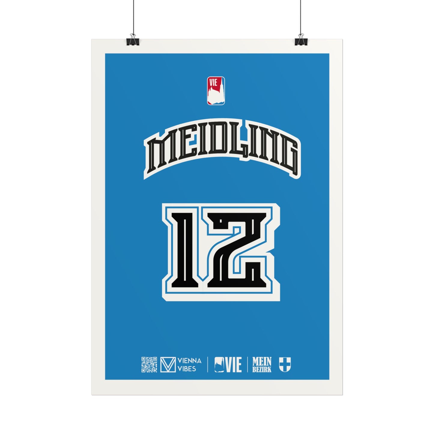 12 - Team Meidling - Trikot Art Print