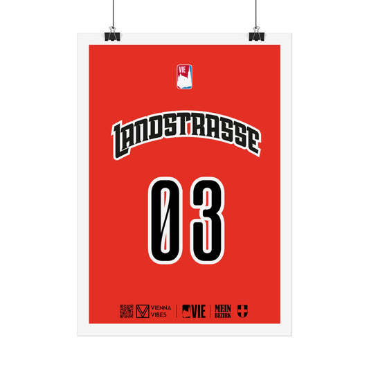 03 - Team Landstraße - Trikot Art Print